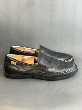 Pikolinos marbella M9A-3111 black leather slip on loafer shoes men’s size 12